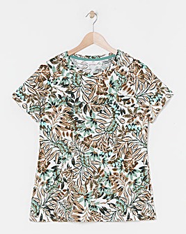 Julipa Button Shoulder Jersey Top