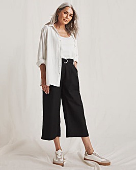 Julipa Linen Crop Trouser