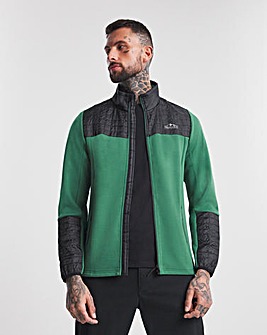 Snowdonia Quilted Black/Green Layering Jacket