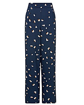 Monsoon Floral Straight Leg Trousers