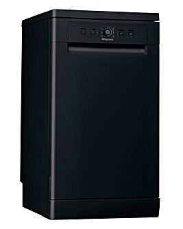 Hotpoint HSFE 1B19 B UK N Freestanding 10-place Slimline Dishwasher - Black