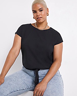 Knot Front Relaxed Tee