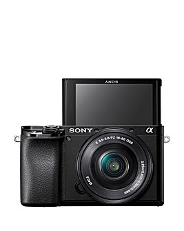 Sony Alpha A6100 Mirrorless Camera with 16-50mm f/3.5-5.6 Lens