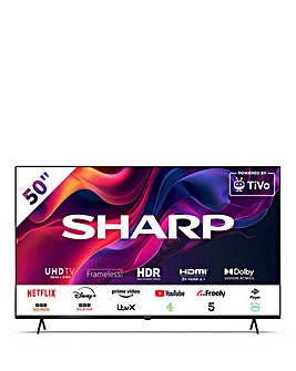 Sharp 4T-C50GK4245KB 50in Smart UHD Tivo LED TV