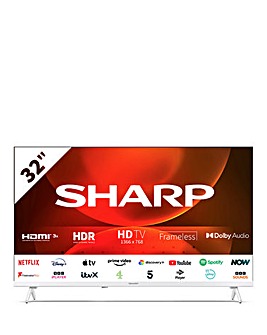 Sharp 1T-C32FH2KL2AW 32in Smart HD Android LED TV