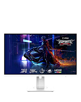 MSI MAG 274PFW 27in FHD Rapid IPS 180Hz 1ms Flat White Gaming Monitor