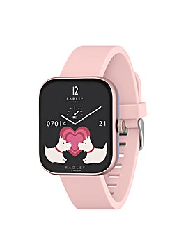 Radley Series 32 Pink Silicone Strap Smart Watch