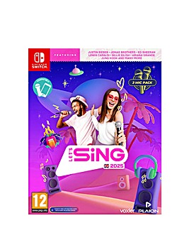 Let's Sing 2025 2 Mic Pack (Nintendo Switch)