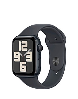 Apple Watch SE GPS 44mm Midnight Aluminium Case with Midnight Sport Band - S/M