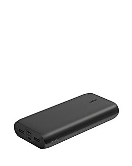 Belkin BoostCharge 32W PD 26,000 mAh 4-Port Power Bank - Black