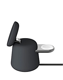 Belkin BoostCharge Pro 2-in-1 Wireless MagSafe Charging Stand - Charcoal