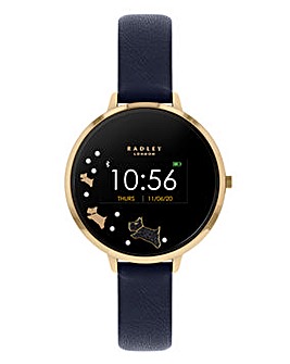 Radley London Series 03 Leather Strap Smart Watch - Gold & Navy
