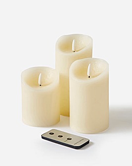 Set of 3 Flickerbright Candles