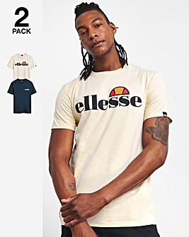 ellesse 2 Pack Aracoza T-Shirts