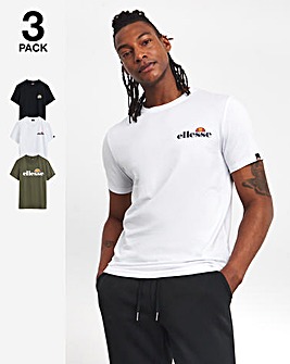 ellesse 3 Pack Zerello T-Shirts