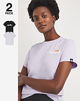 ellesse Marinda 2 Pack T-Shirt