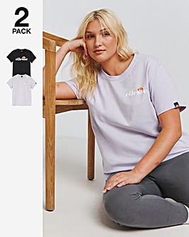 ellesse Marinda 2 Pack T-Shirt