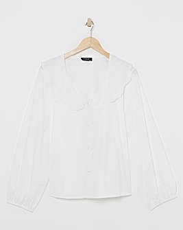 Simply Be Collared Poplin Shirt