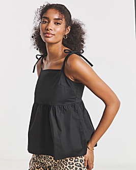 Black Tie Strap Cami