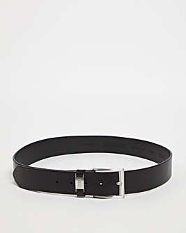 BOSS Connio Black Casual Leather Belt