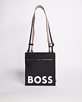 BOSS Black Stripe Logo Envelope Bag