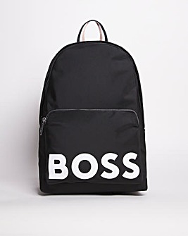 BOSS Black Pocket Logo Backpack