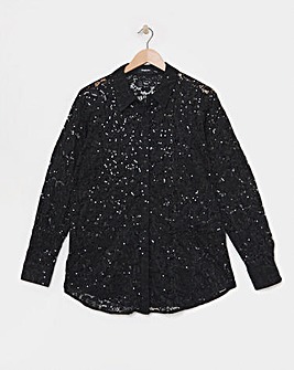 Sequin Lace Shirt