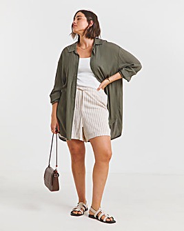 Khaki Crinkle Shirt