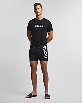 BOSS Black Quick Dry Bold Logo Swim Short