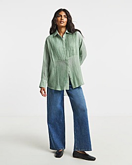 Pintuck Tuxedo Shirt