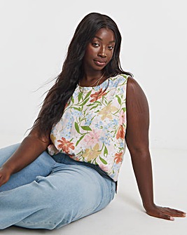 Linen Vest Top