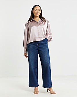 Simply Be Romantic Satin Shirt
