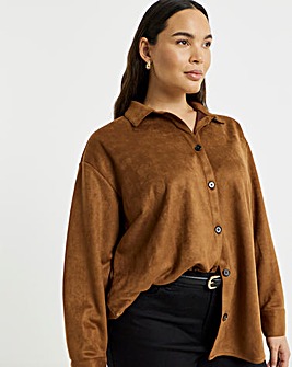 Simply Be Suede Shirt