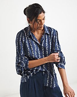 Floral Spun Viscose Shirt