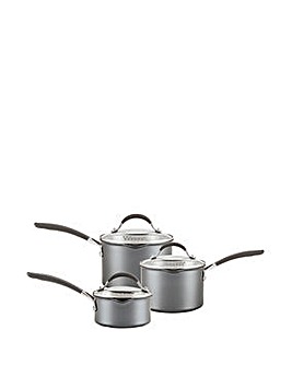 Circulon Scratch Defense Set of 3 Sauce Pans