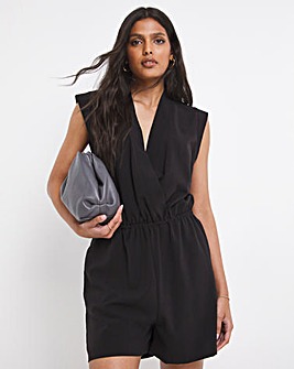Y.A.S Belted Short Playsuit