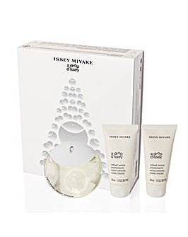 Issey Miyake A Drop D'Issey 50ml EDP and Hand Cream Gift Set