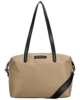 Smith & Canova Nylon Zip Top Tote Bag