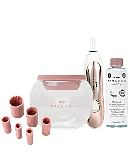 Stylpro Rose Gold Makeup Brush Cleaner Set