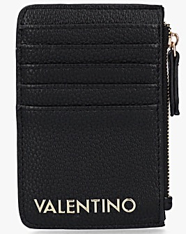 Valentino Bags Brixton Black Zip Card Case