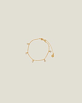 Accessorize 14ct Gold-Plated Bracelet