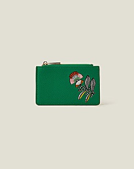 Accessorize Embroidered Card Holder