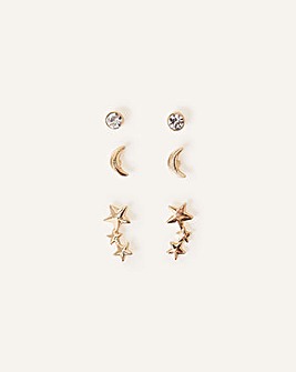 Accessorize Celestial Stud Earrings