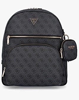 Guess Power Play Tech Coal Logo Backpack