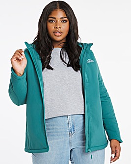 Snowdonia Green Fleece Lined Softshell Jacket