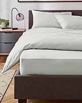 Pure Cotton 200TC Fitted Sheet