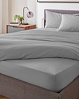 Pure Cotton 200TC Fitted Sheet