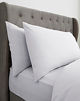 Pure Cotton 200TC Pack of 2 Housewife Pillowcases