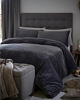 Bedding J D Williams Silentnight Fleece Duvet Cover Set