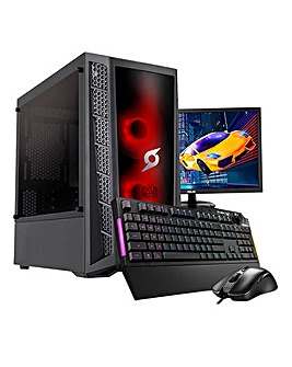 Stormforce Onyx Gaming PC Bundle - i5-10400F, 16GB, 480GB SSD, GTX 1660S, Win 10